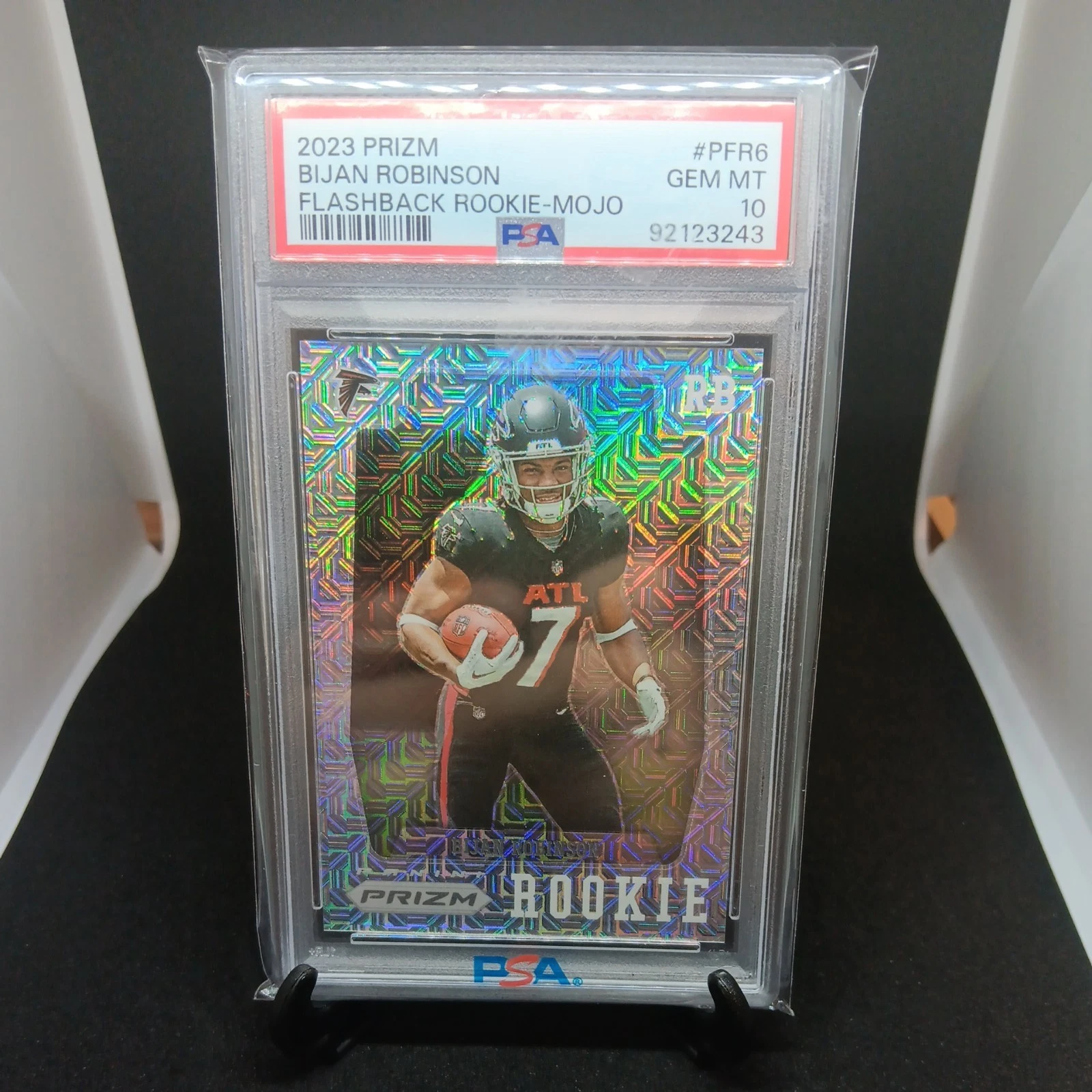 Bijan Robinson Panini Prizm Prizm Flashback Rookie #PFR6 Mojo
