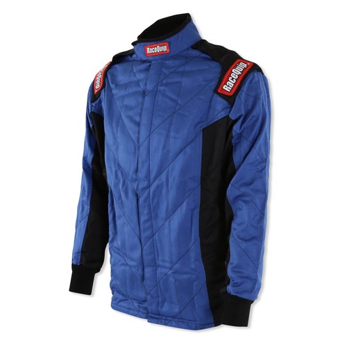 RaceQuip® 91619239 Chevron-5 Driving Jacket SFI 3.2A/5 Double Layer Blue Medium - Picture 7 of 8