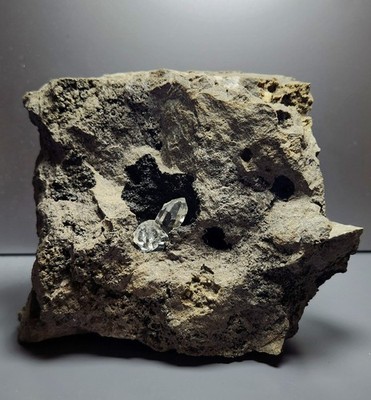 Herkimer Diamond Quartz In Matrix From Herkimer New York (See Description)