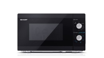 Sharp YC-MG01E-B Mikrowelle mit Grill 20L 800W Mikrowellenleistung 1000W Grill