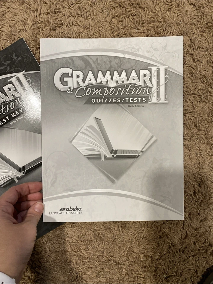 Grammar 2 Abeka Student Book And Answer Key Quizzes /tests - Image 2 of 3