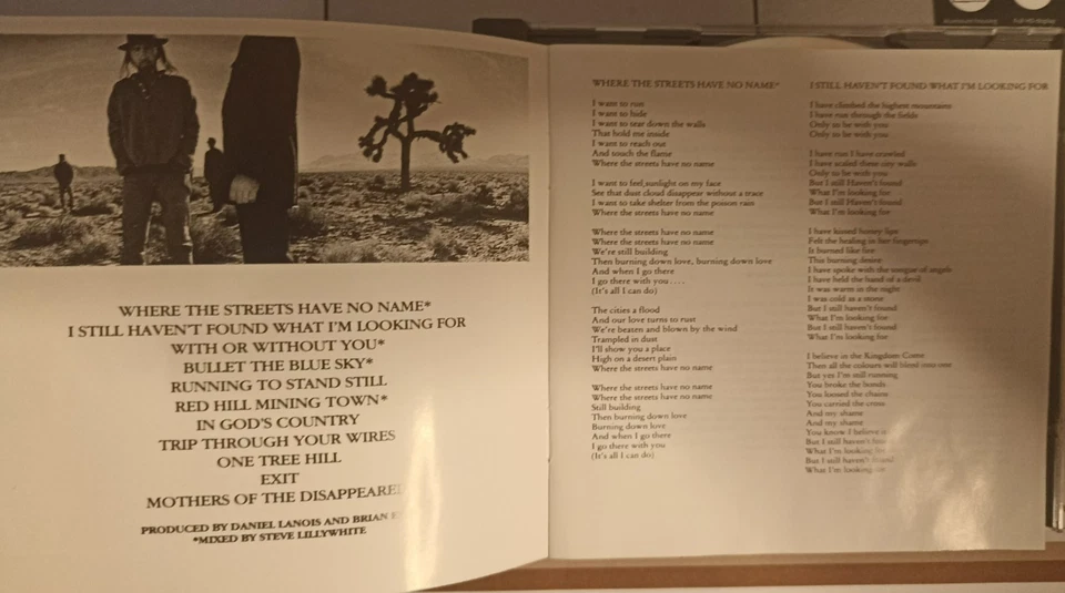 CD - U2 - THE JOSHUA TREE - von 1987 - Bild 4 von 4