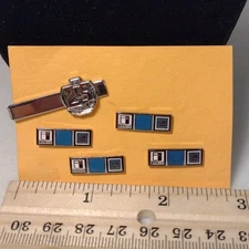Lot Of Vintage GM Inland Lapel Pins =4 & One 25 Years Suggestion Plan Tie Clip 