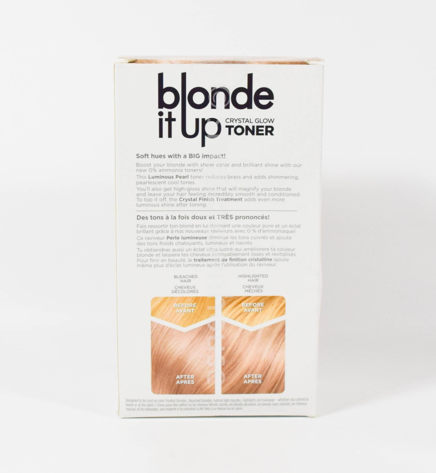 Clairol BLONDE IT UP Luminous Pearl Glow Toner for Bleached / Highlighted Hair