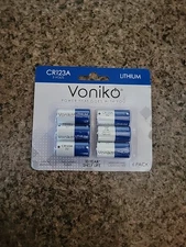 Voniko 6pk Lithium CR123A Batteries