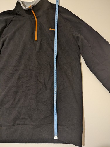 Slazenger Warm Hydro Guard Men's Size XL Black & Grey Long Sleeve Top - Picture 6 of 11