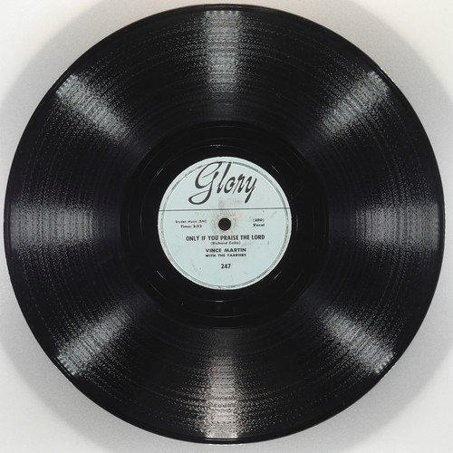 VINCE MARTIN Cindy / Praise Lord GLORY 247 VG 78 10" 1956 Folk - Picture 2 of 4