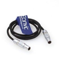 Flexible 2 Pin to 2 Pin Male Power Cable for Teradek Bond Alexa Paralinx,Smal...