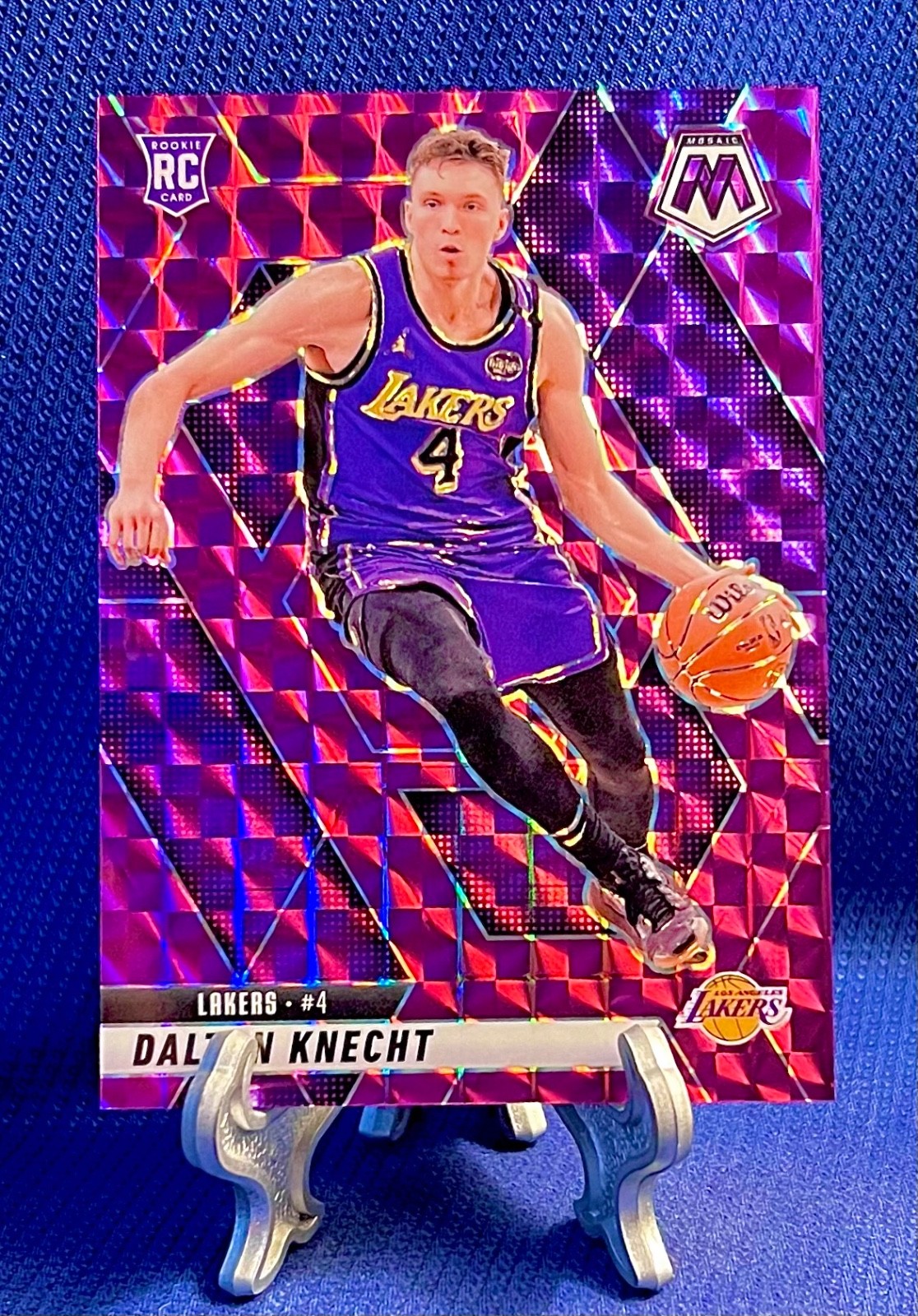 Dalton Knecht 2024-25 Mosaic Purple Prizm  #/99 Rookie #238 RC LAKERS 📈📈📈