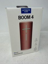 Ultimate Ears BOOM 4 Wireless Bluetooth Speaker- Raspberry Red- New  Sealed 