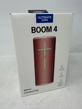 Ultimate Ears BOOM 4 Wireless Bluetooth Speaker- Raspberry Red- New & Sealed!