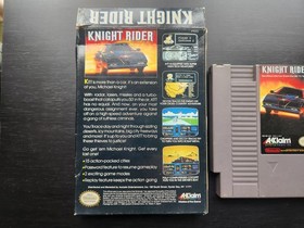 Knight Rider -  (Nintendo NES Video Game, 1989) - Complete In Box CIB Tested