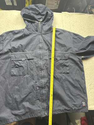 Vintage Men's Abercrombie And Fitch Safari Anorak Jacket 90s Size