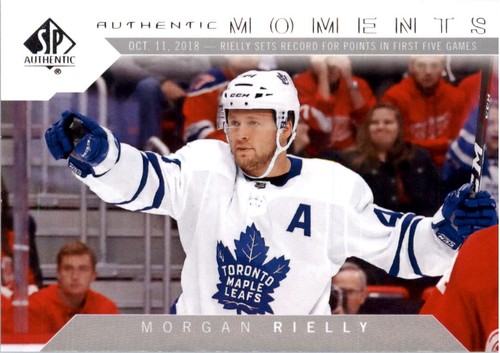 2018 SP Authentic Morgan Rielly #111 card