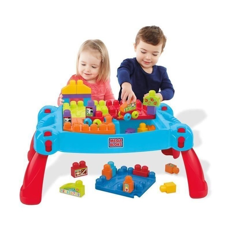 Table 3-en-1 MEGABLOKS First Builders, le jeu nomade idéal pour animer le salon ou le jardin