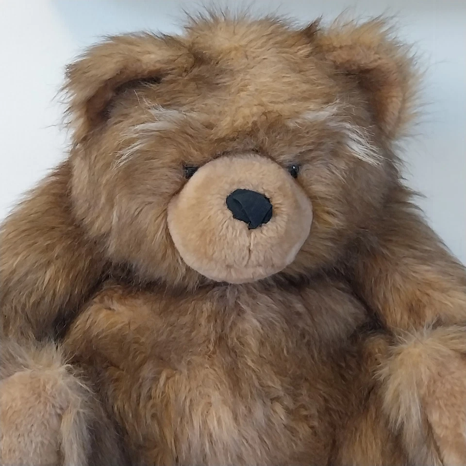 Grande Peluche Ours Assis 55 cm AJENA TBE - Photo 2/4