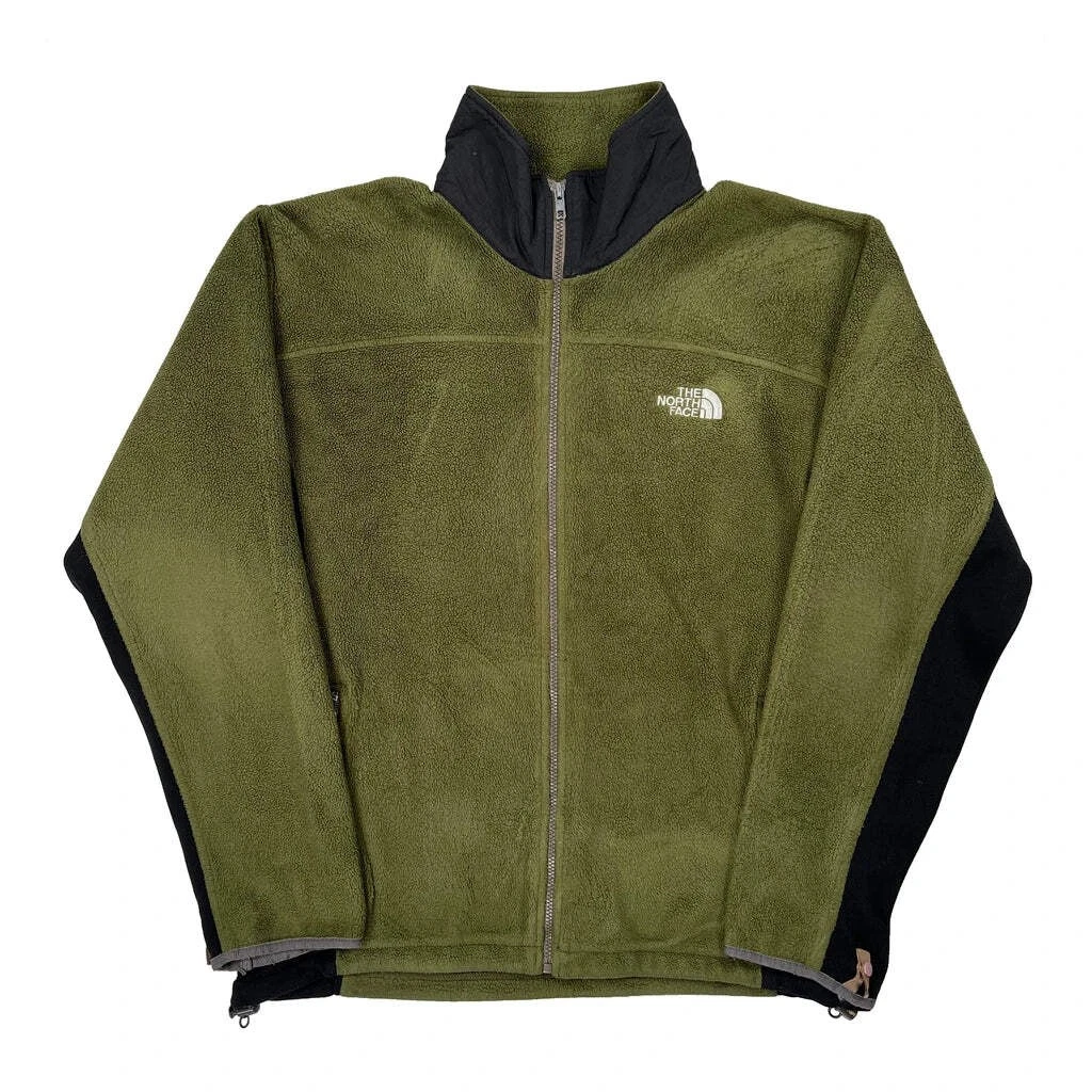 The North Face Fleece Jacket - Large Green Polyester