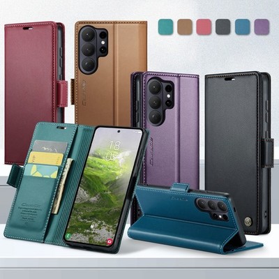 Wallet Case for Samsung Galaxy S26 S25 A16 A56 A55 Magnetic Flip Leather Cover