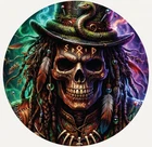 Hayleybug 1/2 oz The Emerald Curse Voodoo silver round w/ COA POP 15
