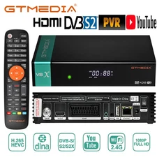 V8X Satellite TV Receiver H.265 HD PVR WIFI FTA DVB-S2/S2X Decoder Box Sat Tuner