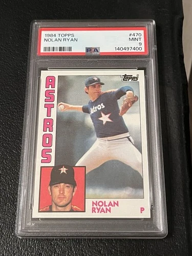 1984 Topps - Nolan Ryan #470 - PSA 9 MINT CONDITION!