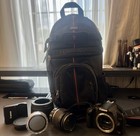 Canon Eos Rebel T1i 15.1Mp Digital Slr Camera w/ 18-55mm Lens + Extras!