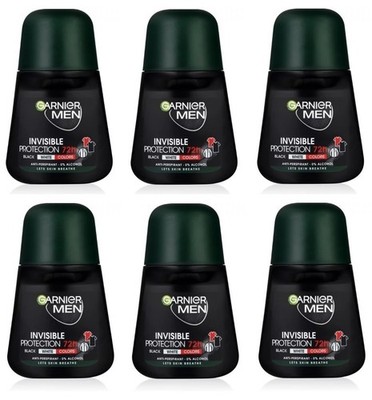 (Pack of 6) Garnier Men Invisible Protection Anti-perspirant Roll On 6x50 ml
