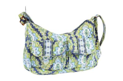 Vera Bradley Libby Crossbody Bag in Floral Green Cambridge {EX+}