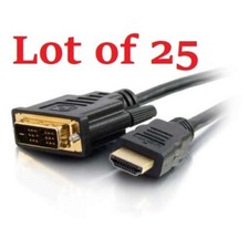 Lot 25 HDMI to DVI-D Single Link 18 1 PIN Display C2G 42516 Male/Male HDTV 6.6ft