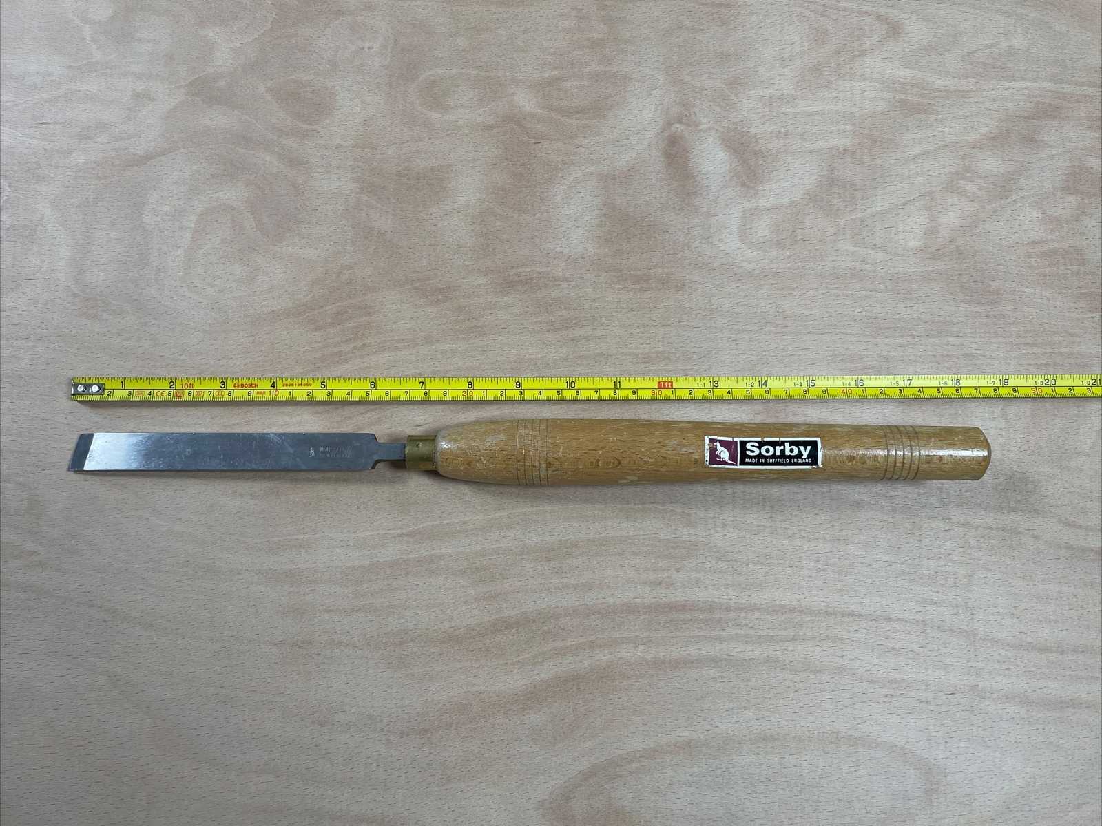 Robert Sorby Lathe Wood Turning 18” Chisel Tool Set Of 6 Vintage Made