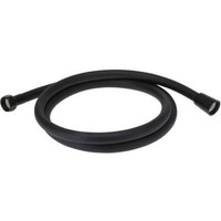 Duschschlauch, Schwarz, Pcv, 150 Cm, Gewinde 1/2