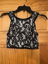 Black And White Two Piece Prom Dress