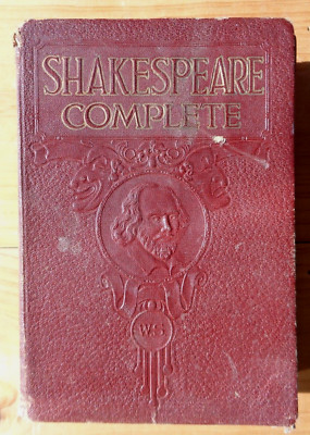 Shakespeare Complete Works History Life And Notes 1929 Edition