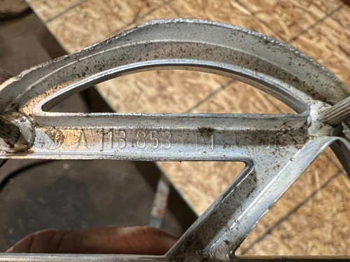 Vintage Aluminum Volkswagen VW Emblem 3.25" Diameter # 113-853 Free Ship B18 - Picture 3 of 5