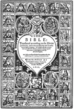 1611 GENEVA BIBLE LEAF PAGE * YOU PICK ONE SINGLE SHEET*  410 YEARS OLD KJV GC
