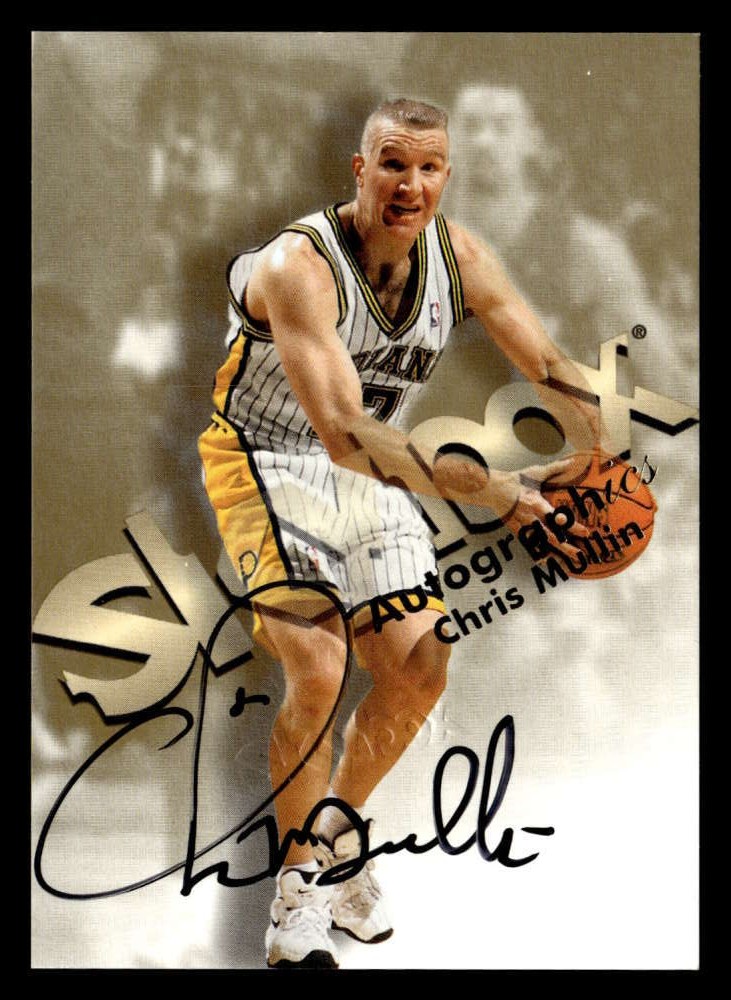 1998-99 SkyBox Premium Chris Mullin Autographics Auto Indiana Pacers ZZ3972