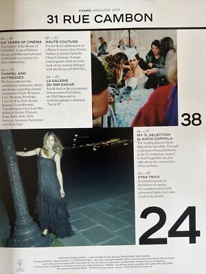 CHANEL 31 RUE CAMBON MAGAZINE 2023/ISSUE 25 CATALOGUE Celebrate
