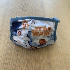 Disney Parks Star Wars Character Pattern Cloth Face Mask Large - Brand New