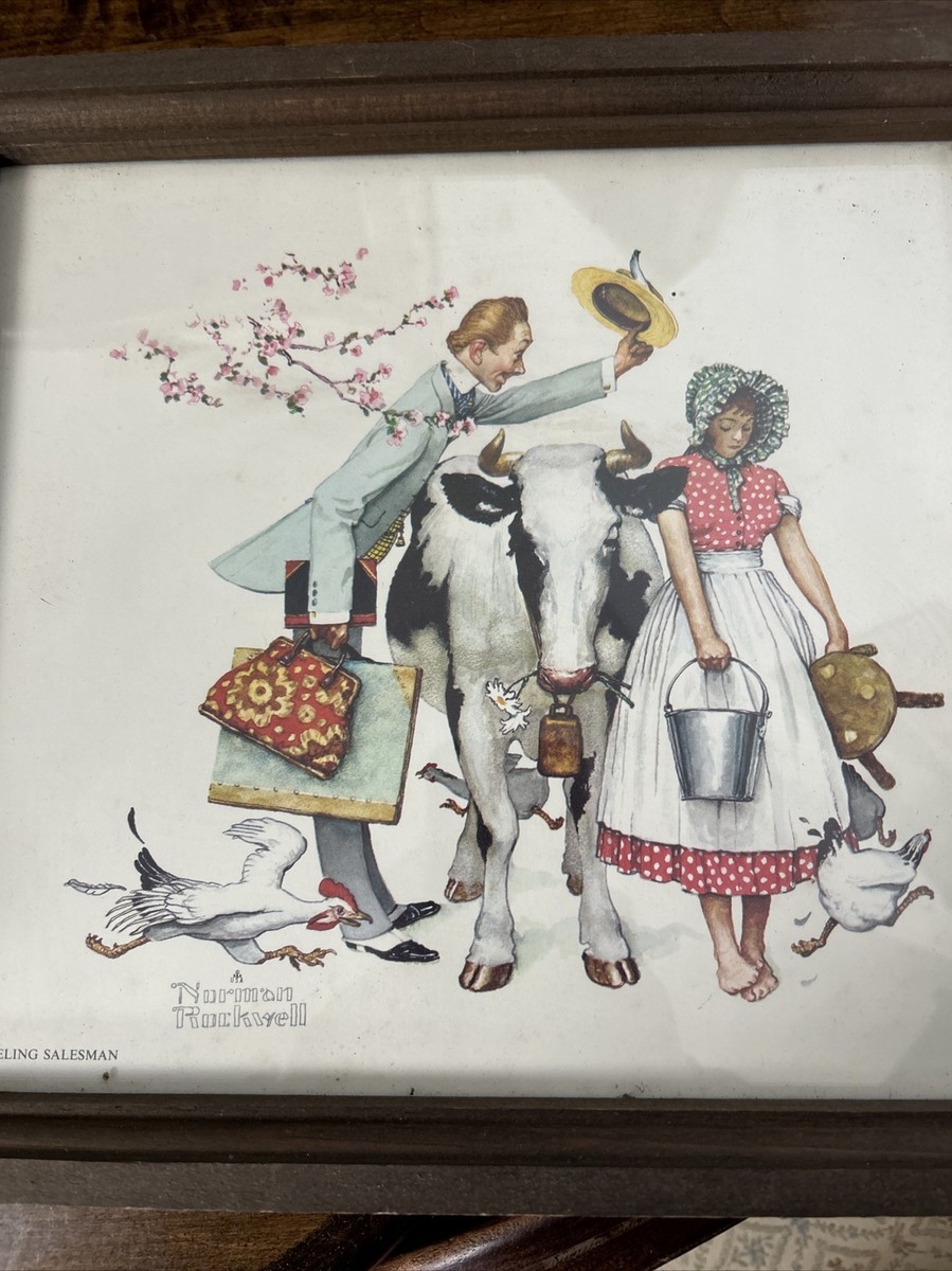 Norman Rockwell Traveling Salesman | eBay