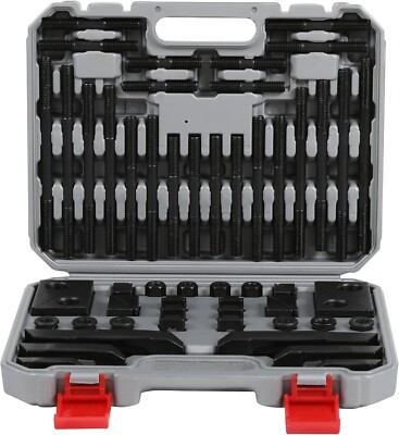 HFS 58 PC 1/2'' T-Slot 3/8''16 Stud Hold Down Clamp Clamping Set Bridgeport Mill