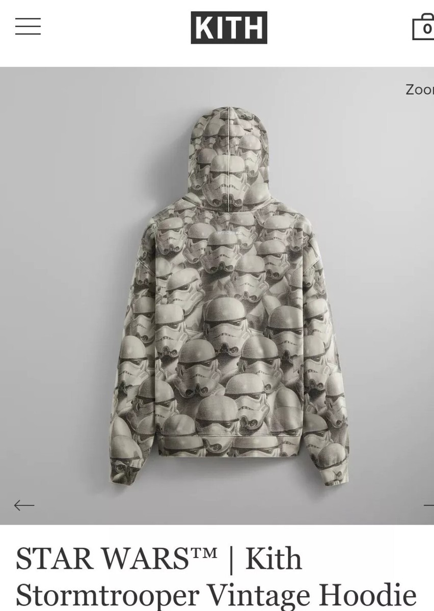 トップス kith starwars stormtrooper vintagehoodie Buy Kith x Star Wars Stormtrooper Vintage Hoodie 'Waffle