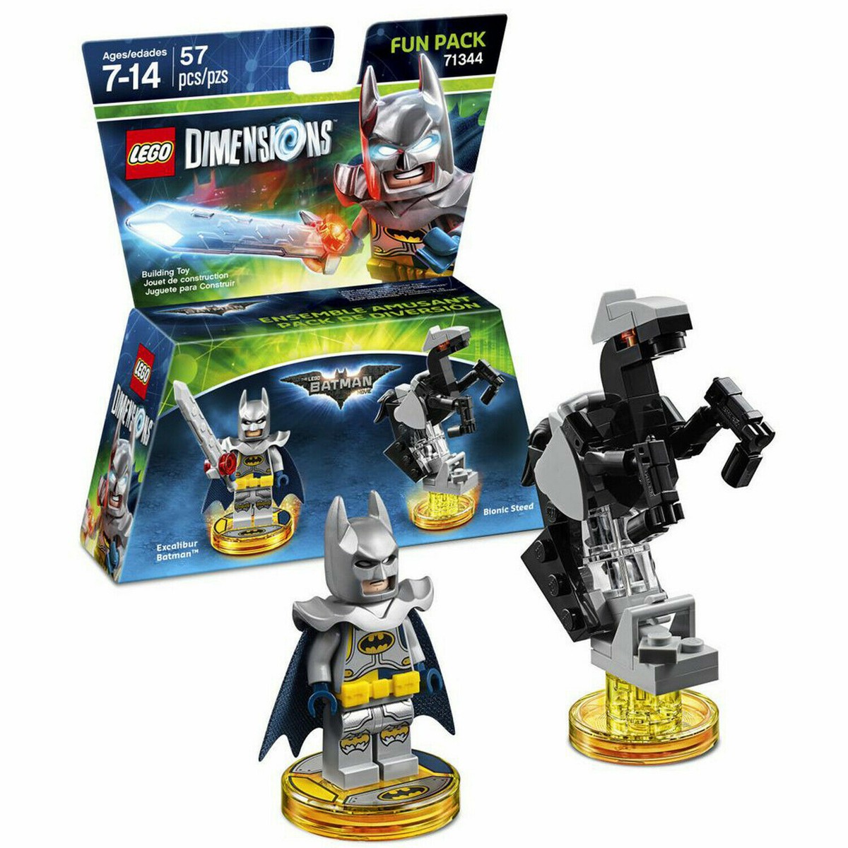 Lego Dimensions 71344 Excalibur Batman Fun Pack Factory Sealed