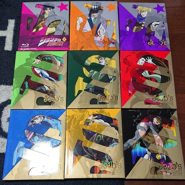 Jojo's Bizarre Adventure Anime Blu Ray