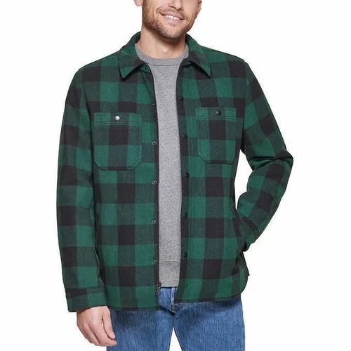 GH Bass & Co Wool Blended Lined Jacket, GREEN, 3XL image 4