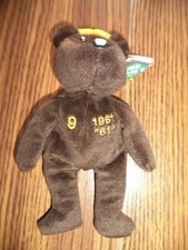 Bamm Beano s New York Yankees Roger Maris 1961 "61" Homeruns 9 Plush Bear. NWT
