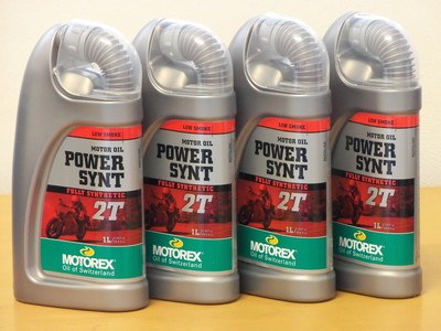 15,48 /l Motorex Power Synt 2T Racing 2T- Öl l 4 x 1 L vollsyn Rennöl 
