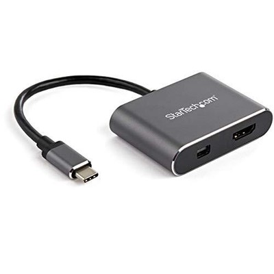 StarTech.com USB C Multiport Video Adapter - 4K 60Hz USB-C to HDMI 2.0 or Mini