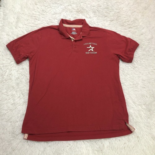 Houston Astros Polo Shirt Mens XL Extra 