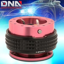 NRG SRK-210PK-BK ALUMINUM STEERING WHEEL QUICK RELEASE PYRAMID SERIES GEN 2.1