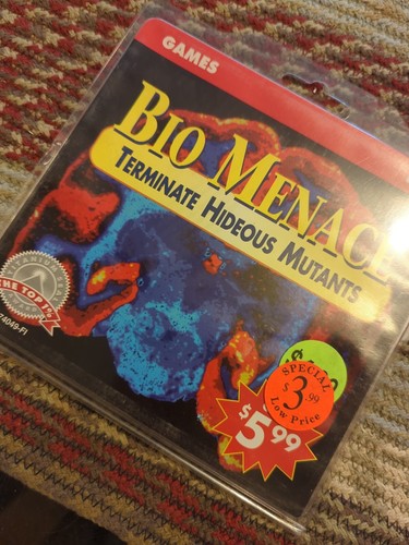 Vintage Factory SEALED New Old Stock Bio Menace DOS 3.5" Disk Software 1993 - Picture 5 of 5